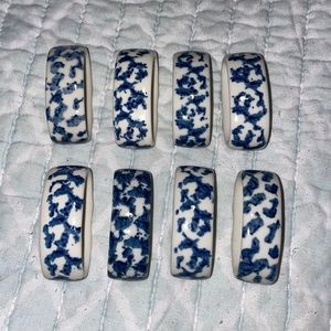 Vintage ceramic napkin rings